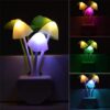 Color Changing LED Mushroom Night Light (Multicolor)