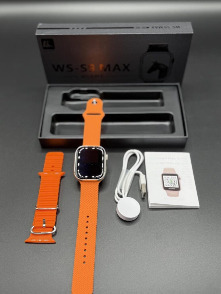 WSS S9 Max Smartwatch – Premium Design & Dual Straps