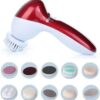 6-in-1 Electric Facial Massager – Cleansing & Exfoliation