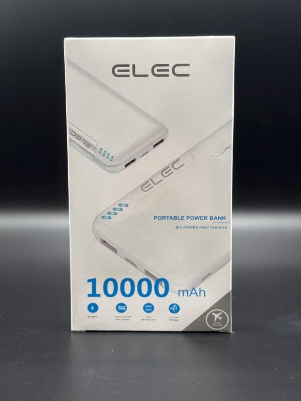 Portable 10000mAh Power Bank – Fast Charging, 3 Ports