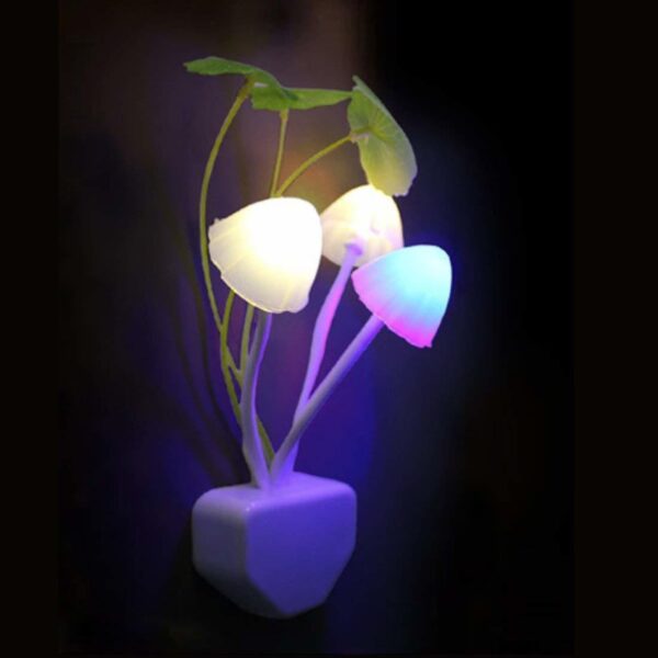 Color Changing LED Mushroom Night Light (Multicolor)