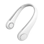 Mini Bladeless Neck Fan – USB Rechargeable 3-Speed Cooling