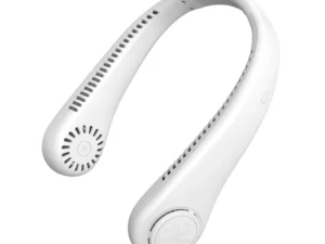 Mini Bladeless Neck Fan – USB Rechargeable 3-Speed Cooling