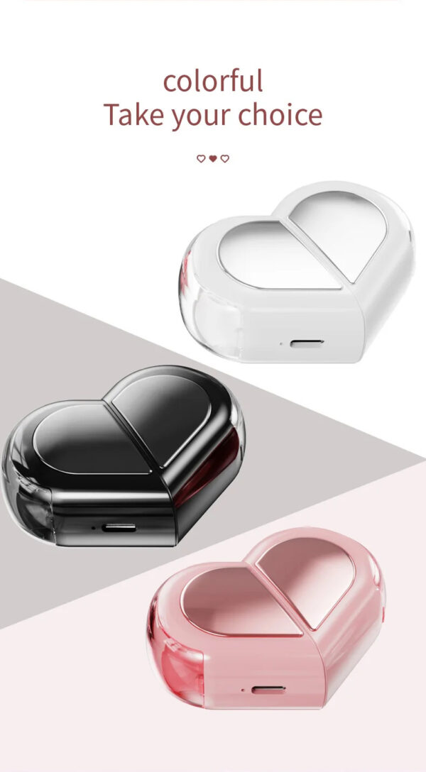 K520 Heart-Shaped Earbuds