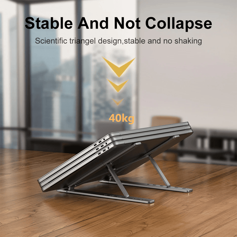 (Premium Aluminum Foldable Laptop Stand) (1)